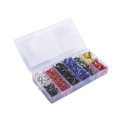 [EP-TK-1200] Juego de 1200 Terminales tipo Casquillo/Ferul para Cable