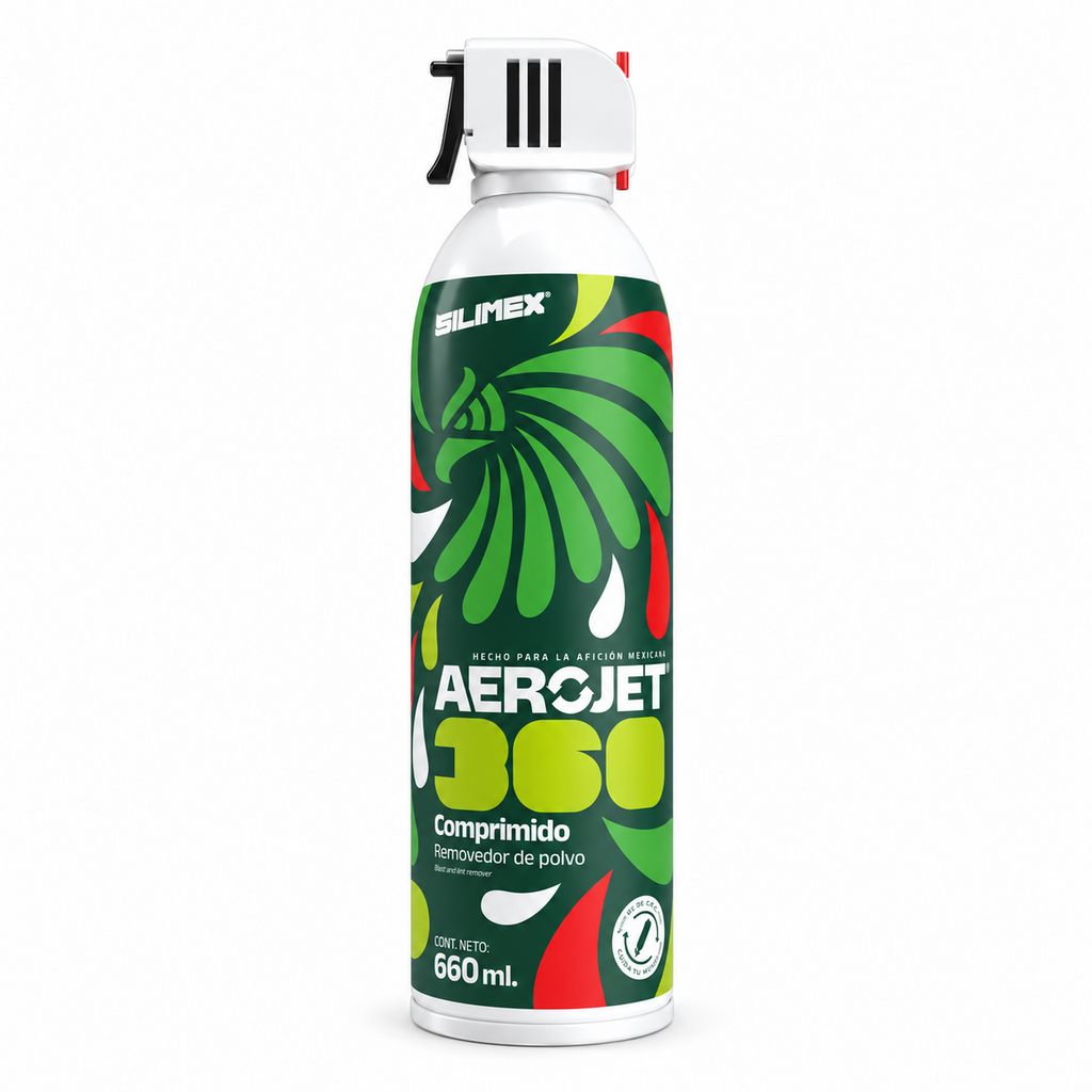 [AEROJET360-MEX] Removedor de polvo 360° para electrónicos 660 ml