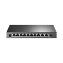 Switch PoE+ No Administrable De Escritorio 10 Puertos / 8