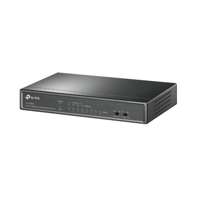 [TLSF1008LP] Switch PoE No Administrable de Escritorio / 8 puertos 10/100