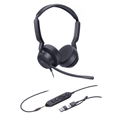Diadema Alámbrica UH42 SE Dual de Yealink Certificada para