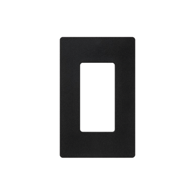 [SC1MN] Tapa Color Negro Satin para interruptor o dimmer Lutron, 1
