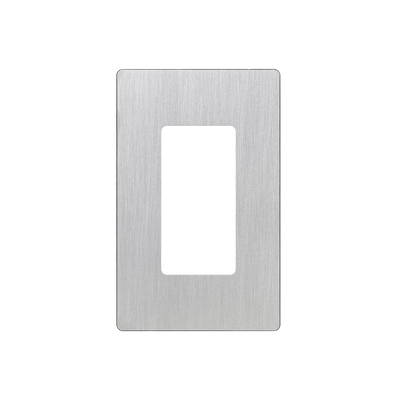 [CW1SS] Tapa Color Metálico para interruptor o dimmer Lutron, 1
