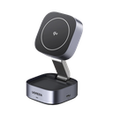 Cargador Inalámbrico 2 en 1 / Qi 2 15W / Base Auriculares