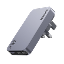 Cargador Rápido GaN / 65W / 3 Puertos / PD 3.0 / PPS / QC