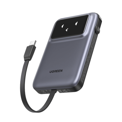 Power Bank Serie Uno |  10000mAh | 30W |  con Cable USB-C