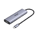 Hub USB-C 6 en 1 / HDMI 4K@60Hz / 4x USB 3.2 Gen 2 10 Gbps /
