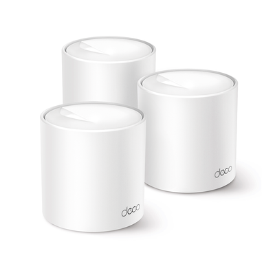 [DECOX10-3PACK] Sistema Mesh Wi-Fi 6 / AX1500 Mbps / Doble Banda / 2 Puertos
