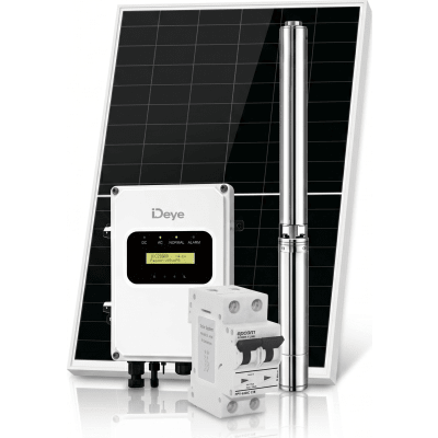 [SP3000ACDCKIT] Kit de Bombeo Solar / 3000W (4 HP) / Controlador Híbrido
