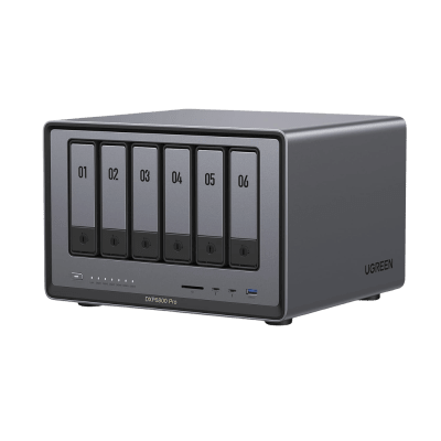 NAS / 6 Bahías + 2 NVMe / Intel i5 / Thunderbolt 4 / 10GbE