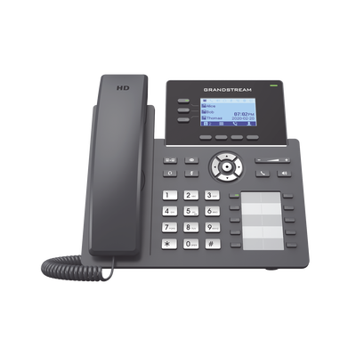 [GRP2604] Teléfono IP Grado Operador, 3 líneas SIP con 6 cuentas, 10