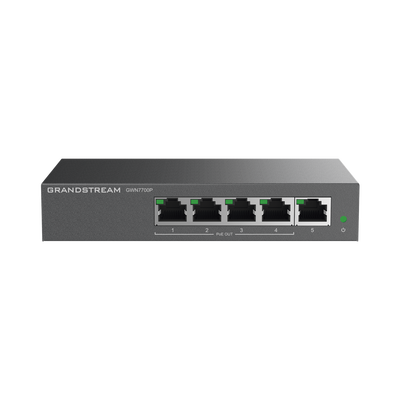 Switch PoE+ Gigabit No Administrable / 5 puertos 10/100/1000