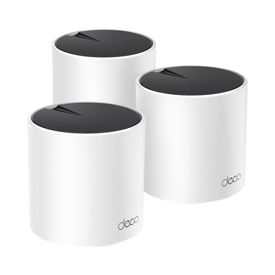 [DECOX55-3PACK] Kit 3 Routers Inalámbricos MESH Interior para Hogar / Doble