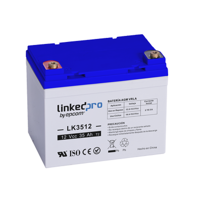 [LK3512] Batería de respaldo 12 V  |  35 Ah | AGM | Especial para