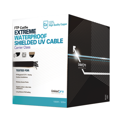 [PRO-CAT5-EXT-LITE] Cable UTP Categoría 5e para Exterior / 24AWG 4 Pares /
