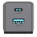 Cargador GaN III 35W / USB-C PD 35W + USB-A 22.5W / Doble