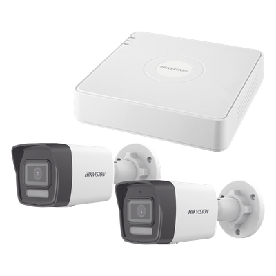 Kit IP 1080p (2 Megapixel) / NVR de 4 Canales con 4 Puertos