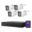 Kit TurboHD 1080p + SSD 500 GB / DVR 4 Canales / 4 Cámaras