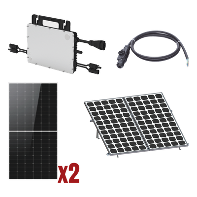 [HMS1000KIT1] Kit Solar Interconexion  / 1kW  220Vca / Microinversores