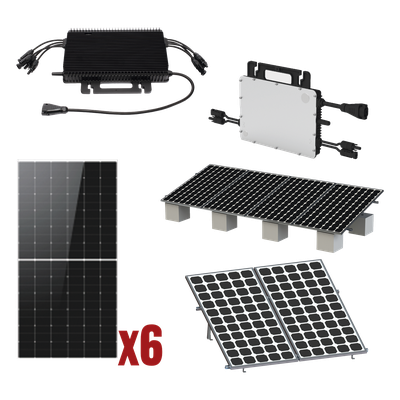 [HMS3000KIT1] Kit Solar Interconexion  / 3kW  220Vca / Microinversores