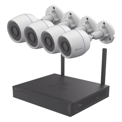 [KIT/CSX5S/4W] Kit de cámaras Wi-Fi / Incluye 1 NVR 4 canales / 4 Cámaras