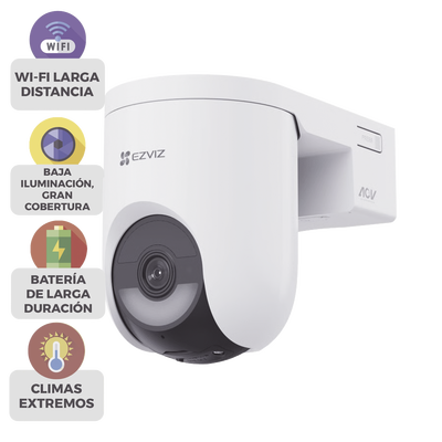 [CSHB8C/4G/W] Cámara IP PT Con Batería / Wi-Fi 6 + 4G LTE / 2K+ 