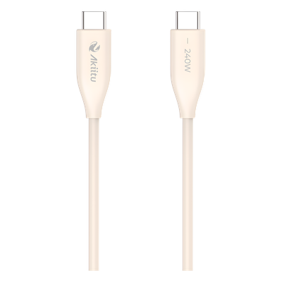 [AKPAC24SL1.5M] Cable de Carga USB-C a C / 1.5 Metros (4.92 Pies) / Potencia