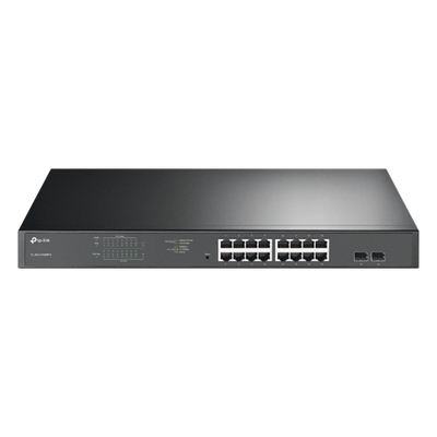 Switch JetStream de 16 puertos 10/100/1000Mbps y PoE af/at,