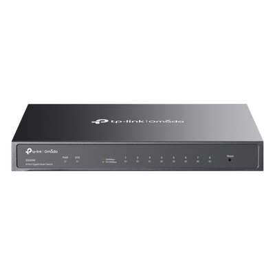 [TL-SG2008] Switch Administrado Gigabit 8 Puertos / Omada SDN / 16 Gbps