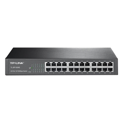 Switch no administrable de 24 puertos 10/100 Mbps para