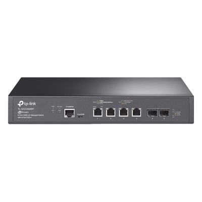 [TL-SX3206HPP] Switch L2+ PoE++ Omada 6 Puertos 10G / 4 Puertos 802.3