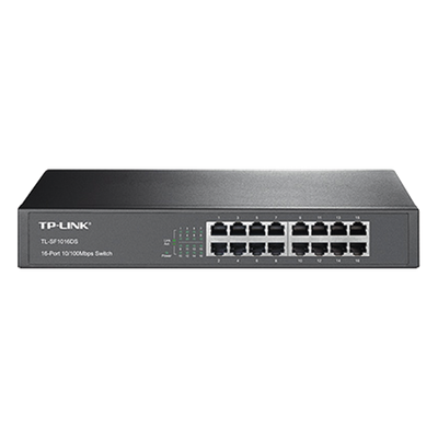 [TL-SF1016DS] Switch no administrable de 16 puertos 10/100 Mbps de