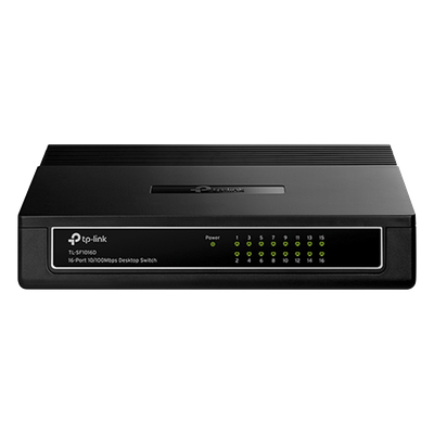 [TLSF1016D] Switch no administrable de 16 puertos 10/100 Mbps para