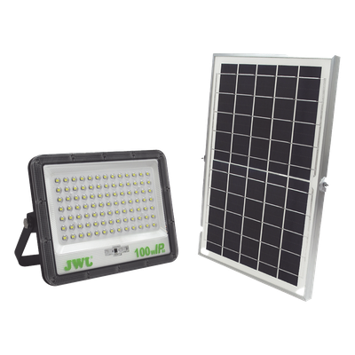 [JLRE-SOL-01-100N] Reflector de  100 W con Panel Solar /  Batería 3.2  V CD /