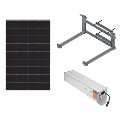 [KIT-EPIM-FVB] Kit  Solar para alimentar hasta 30W, Salida 12/24 Vcc,  Para