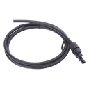 Cable Fotovoltaico 1.5 m, Negro, Calibre 10 AWG con Terminal