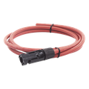 Cable Fotovoltaico, 1.5 m, Rojo, Calibre 10 AWG con Terminal