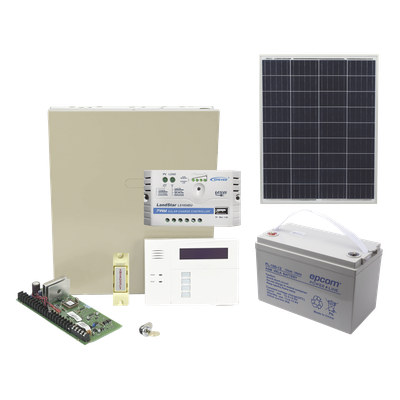 [VISTA48SOLAR/6160RF] Kit de panel de alarma con alimentación solar, controlador