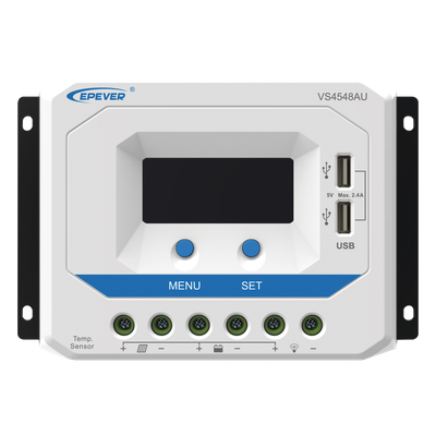 Controlador Solar de Carga PWM 12/24/36/48 V 45 A, Salida