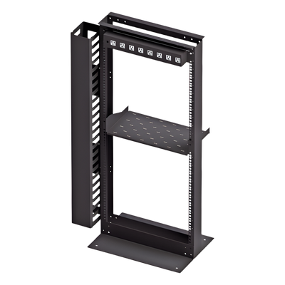 Kit Organizador de Rack / 24 Unidades / PDU 8 Conexiones /
