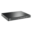 Switch PoE+ administrable Capa 2 / 24 puertos Gigabit / 4