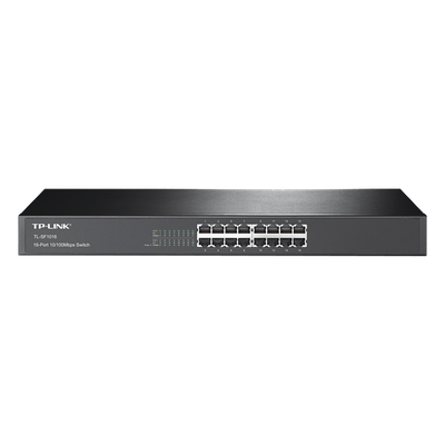 [TL-SF1016] Switch / 16 Puertos 10/100 Mbps / Montaje en Rack / 3.2 Gbps
