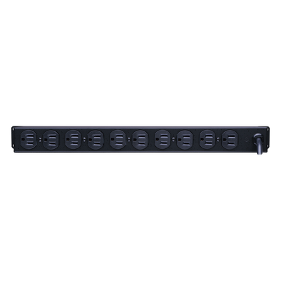 PDU Básico Rack / 10 Salidas NEMA 5-15R / 15 Amp / 120 Vca