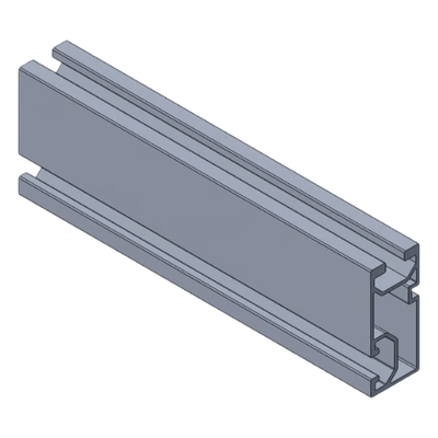 Riel de Aluminio para Montaje Fotovoltaico / Serie 6000 /