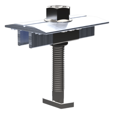 Abrazadera Intermedia para Módulos Solares / Aluminio Serie