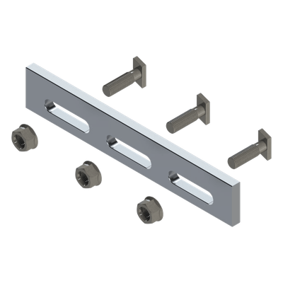 Soporte Inclinado Solar / Aluminio Serie 6000 / Ajustable /