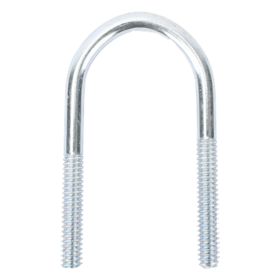 Abrazadera Tipo U / 1/2 Pulgada / Acabado Electro Zinc /
