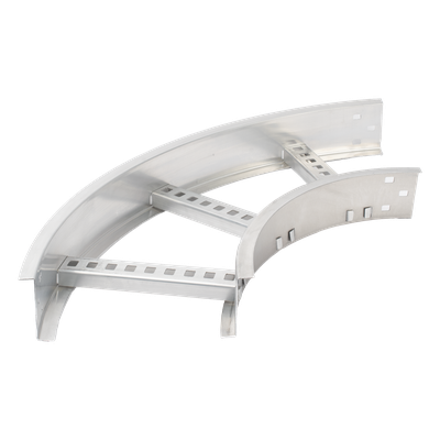 Curva Horizontal de 90° / Perfil Z / Ancho 9" / Peralte 3