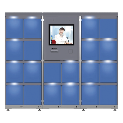 Locker de Autoservicio / 20 Gabinetes Metálicos / Lector QR