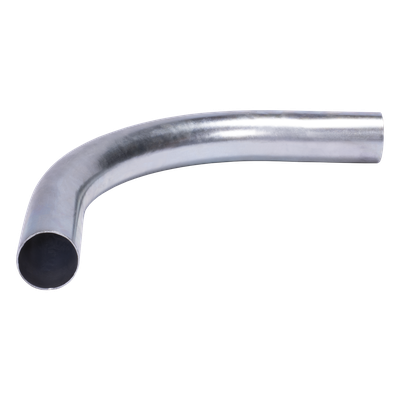 Codo de 90° / 1/2" (13 mm) / Pared Delgada / Galvanizado /